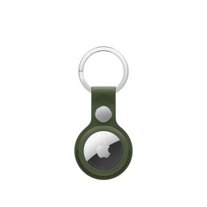 AirTag FineWoven Key Ring - Moss