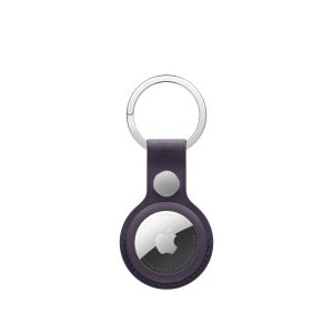 AirTag FineWoven Key Ring - Midnight Purple